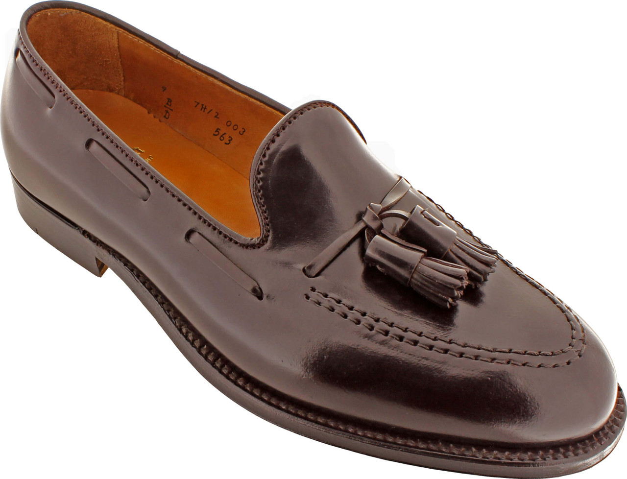 Alden Tassel Loafer 563 en Shell Cordovan Color #8 — l'original de 1950