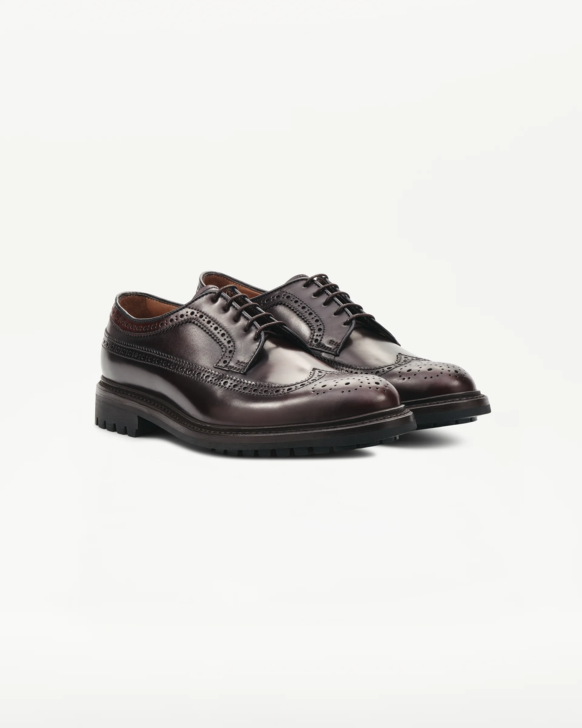 Lottusse Walton Derby Brogue — vista lateral, perfil Goodyear Welt