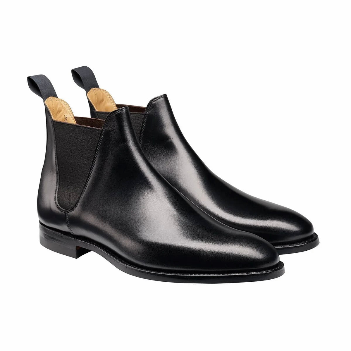 Crockett & Jones Chelsea Boot en Black Calf