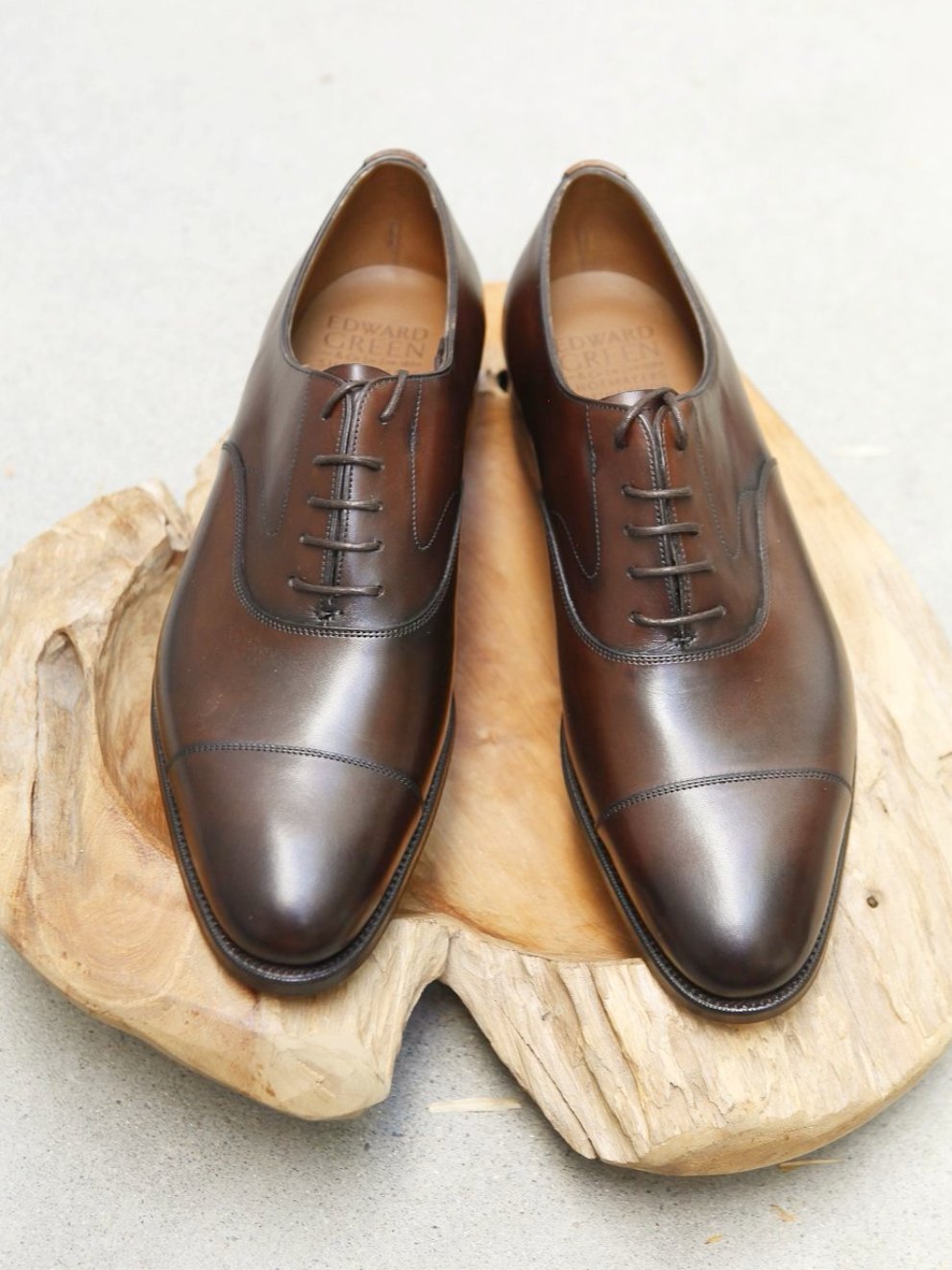 Edward Green Chelsea Oxford en Dark Oak — last 82, el model més venut
