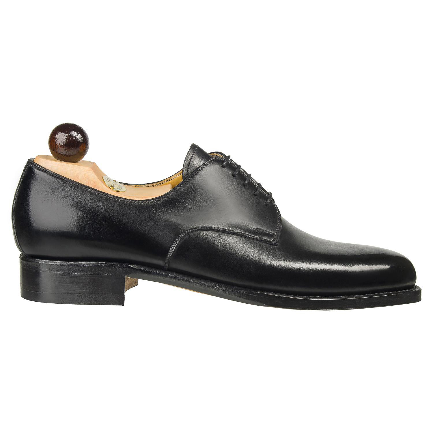 Vass London 5-eyelet Derby — vista lateral, sola hand-welted