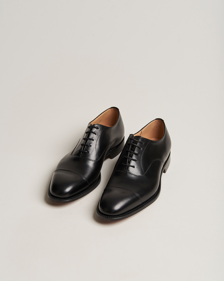Church's Consul — Oxford negre, vista sola de cuir Goodyear Welt